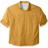 Columbia Mens PFG Tamiami Ii Long Sleeve Shirt(Dark Banana)