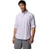 Columbia Mens PFG Tamiami Ii Long Sleeve Shirt(Lavender Pearl)
