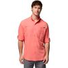 Columbia Mens PFG Tamiami Ii Long Sleeve Shirt(Melonade)
