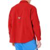 Columbia Mens PFG Tamiami Ii Long Sleeve Shirt(Red Spark)