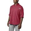 Columbia Mens PFG Tamiami Ii Long Sleeve Shirt(Sunset Red)