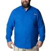 Columbia Mens PFG Tamiami Ii Long Sleeve Shirt(Vivid Blue)