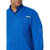 Columbia Mens PFG Tamiami Ii Long Sleeve Shirt(Vivid Blue)