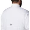Columbia Mens PFG Tamiami Ii Long Sleeve Shirt(White)