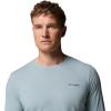 Columbia Men’s PFG Uncharted Graphic Tee Long Sleeve(Crushed Blue Heather/Guadalupe Drift)