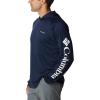 Columbia Men’s PFG Uncharted Hoodie(Collegiate Navy/White)