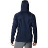 Columbia Men’s PFG Uncharted Hoodie(Collegiate Navy/White)