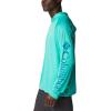 Columbia Men’s PFG Uncharted Hoodie(Electric Turquoise/Deep Marine)