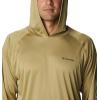 Columbia Men’s PFG Uncharted Hoodie(Savory/Stone Green)