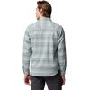 Columbia Mens PFG Uncharted Over Shirt(Crushed Blue Twilights Stripe)