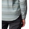 Columbia Mens PFG Uncharted Over Shirt(Crushed Blue Twilights Stripe)