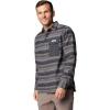 Columbia Mens PFG Uncharted Over Shirt(Shark Lunar Stripe)