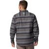 Columbia Mens PFG Uncharted Over Shirt(Shark Lunar Stripe)