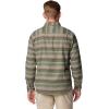 Columbia Mens PFG Uncharted Over Shirt(Smokey Sage Lunar Stripe)