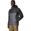 Columbia Men’s Powder Lite II Hooded Jacket(City Grey/Shark)