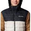 Columbia Men’s Powder Lite II Hooded Jacket(Dark Stone/Black/Delta)