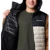 Columbia Men’s Powder Lite II Hooded Jacket(Dark Stone/Black/Delta)