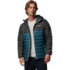 Columbia Men’s Powder Lite II Hooded Jacket(Everblue/Shark)