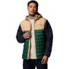 Columbia Men’s Powder Lite II Hooded Jacket(Rain Forest/Canoe/Black)