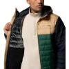 Columbia Men’s Powder Lite II Hooded Jacket(Rain Forest/Canoe/Black)
