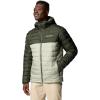 Columbia Men’s Powder Lite II Hooded Jacket(Safari/Greenscape)