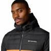 Columbia Men’s Powder Lite II Hooded Jacket(Sunstone/Shark)