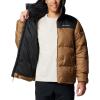 Columbia Mens Puffect II Hooded Jacket(Delta/Black)