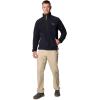 Columbia Mens Sequoia Grove Half Zip Fleece(Black/Black/Ancient Fossil Pulls)