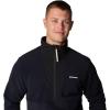 Columbia Mens Sequoia Grove Half Zip Fleece(Black/Black/Ancient Fossil Pulls)
