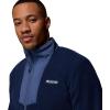 Columbia Mens Sequoia Grove Half Zip Fleece(Collegiate Navy/Dark Mountain)