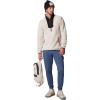 Columbia Mens Sequoia Grove Half Zip Fleece(Dark Stone/Black/Spicy Pulls)