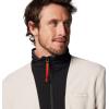 Columbia Mens Sequoia Grove Half Zip Fleece(Dark Stone/Black/Spicy Pulls)