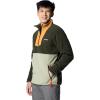 Columbia Mens Sequoia Grove Half Zip Fleece(Greenscape/Sunstone/Safari/Spicy Pull)