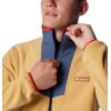 Columbia Mens Sequoia Grove Half Zip Fleece(Light Camel/Dark Mountain/Collegiate Navy/Spicy)