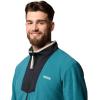 Columbia Mens Sequoia Grove Half Zip Fleece(River Blue/Black)