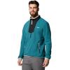 Columbia Mens Sequoia Grove Half Zip Fleece(River Blue/Black)