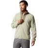 Columbia Mens Sequoia Grove Half Zip Fleece(Safari/Stone Green)