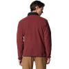 Columbia Mens Sequoia Grove Half Zip Fleece(Spice/Black/Spicy Pulls)