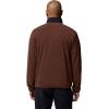 Columbia Mens Sequoia Grove Half Zip Fleece(Tobacco/Black)