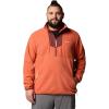 Columbia Mens Sequoia Grove Half Zip Fleece(Tuscan/Spice)