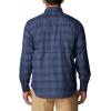 Columbia Mens Silver Ridge Utility Lite Plaid Long Sleeve(Collegiate Navy Trail Crossing Plaid)