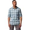 Columbia Mens Silver Ridge Utility Lite Plaid Long Sleeve(Everblue Ridge Ombre)