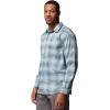 Columbia Mens Silver Ridge Utility Lite Plaid Long Sleeve(Everblue Ridge Ombre)