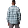 Columbia Mens Silver Ridge Utility Lite Plaid Long Sleeve(Everblue Ridge Ombre)