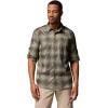Columbia Mens Silver Ridge Utility Lite Plaid Long Sleeve(Greenscape Ridge Ombre)