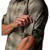 Columbia Mens Silver Ridge Utility Lite Plaid Long Sleeve(Greenscape Ridge Ombre)