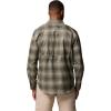 Columbia Mens Silver Ridge Utility Lite Plaid Long Sleeve(Greenscape Ridge Ombre)