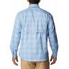 Columbia Mens Silver Ridge Utility Lite Plaid Long Sleeve(Jet Stream Trail Crossing Plaid)