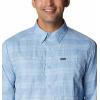 Columbia Mens Silver Ridge Utility Lite Plaid Long Sleeve(Jet Stream Trail Crossing Plaid)