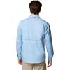Columbia Mens Silver Ridge Utility Lite Plaid Long Sleeve(Ripple Blue Large Blur Check)